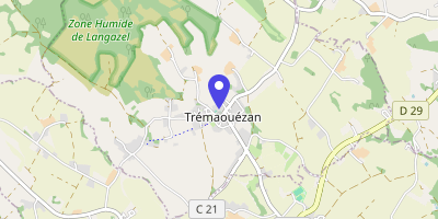 Carte OpenStreetMap — 1 venelle des Enclos, Trémaouézan