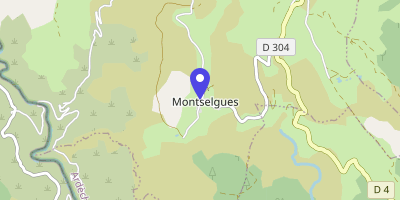 Carte OpenStreetMap — 31 place de l'Église, Montselgues