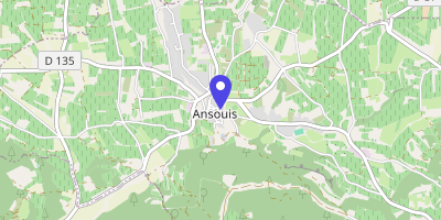 Carte OpenStreetMap — 29 boulevard des Platanes, Ansouis