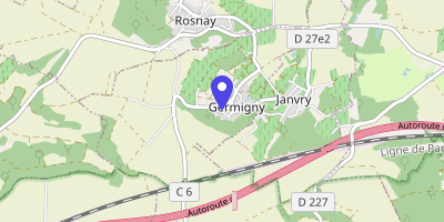 Carte OpenStreetMap — 12 rue de Fontenille, Germigny