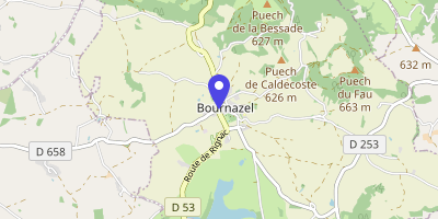 Carte OpenStreetMap — 159 route de Rignac, Bournazel