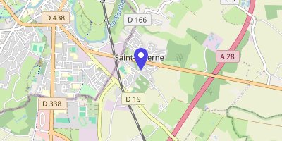 Carte OpenStreetMap — 2 rue Charles-Anjubault, Saint-Paterne-Le Chevain