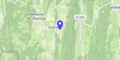 Carte OpenStreetMap — 18 route de Villetant, Charnod
