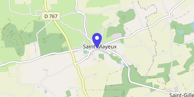 Carte OpenStreetMap — 1 place de la Mairie, Saint-Mayeux