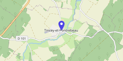 Carte OpenStreetMap — 6 rue des Pierres-Blanches, Tincey-et-Pontrebeau