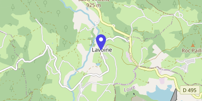 Carte OpenStreetMap — 5 place le Mairie, Lavoine