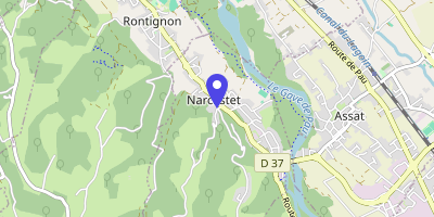 Carte OpenStreetMap — 2 chemin Lacarrau, Narcastet