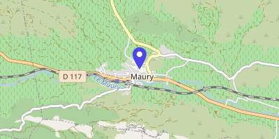 Carte OpenStreetMap — Place de la Mairie, Maury