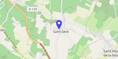 Carte OpenStreetMap — 88 route du Lac, Saint-Sève
