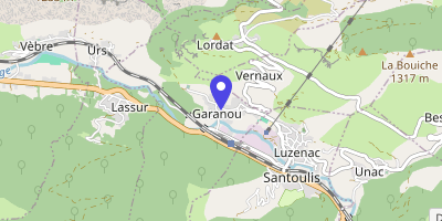 Carte OpenStreetMap — 4 rue de la Mairie, Garanou