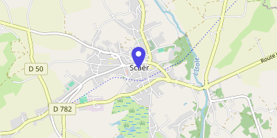 Carte OpenStreetMap — 2 place de la Libération, Scaër