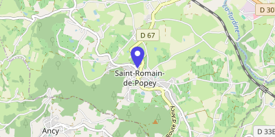 Carte OpenStreetMap — 22 place de la Mairie, Saint-Romain-de-Popey