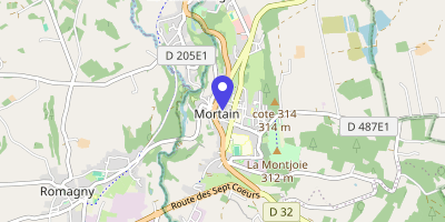 Carte OpenStreetMap — 12 rue du 12e-Arrondissement, Mortain-Bocage