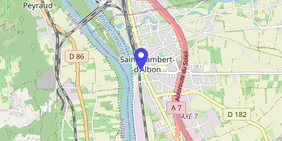 Carte OpenStreetMap — 3 place de Bonrepos, Saint-Rambert-d'Albon