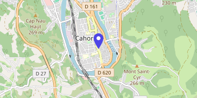 Carte OpenStreetMap — 73 boulevard Léon-Gambetta, Cahors