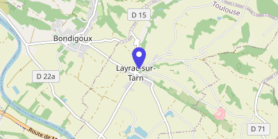 Carte OpenStreetMap — 89 chemin de la Mongiscarde, Layrac-sur-Tarn