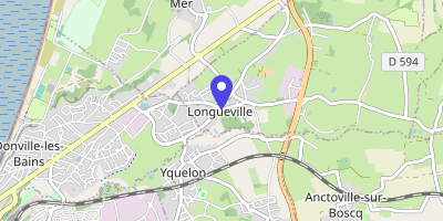 Carte OpenStreetMap — 1 place du Bourg, Longueville