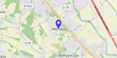 Carte OpenStreetMap — 6 rue du Fort, Pechabou