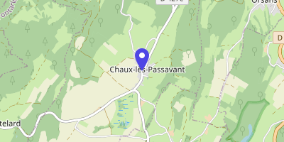 Carte OpenStreetMap — 20, Grande rue, Chaux-lès-Passavant