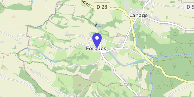Carte OpenStreetMap — 100 route de Saint-Loube, Forgues