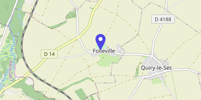 Carte OpenStreetMap — 1 place Pierre-Michelin, Folleville
