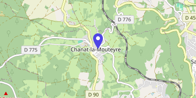 Carte OpenStreetMap — 12 rue de Clermont, Chanat-la-Mouteyre