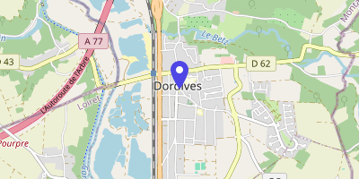 Carte OpenStreetMap — 6 rue de l'Église, Dordives