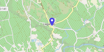 Carte OpenStreetMap — Place de la Mairie, Lagamas